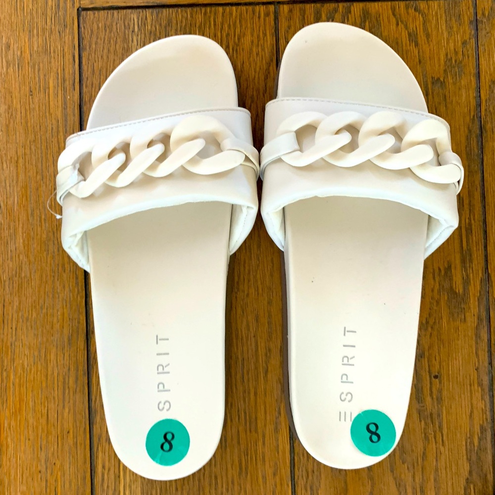 ESPRIT Off-White Slides (8)